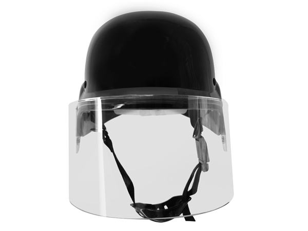 Black face with mask