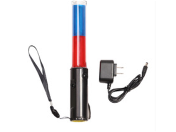 Red and blue light b
